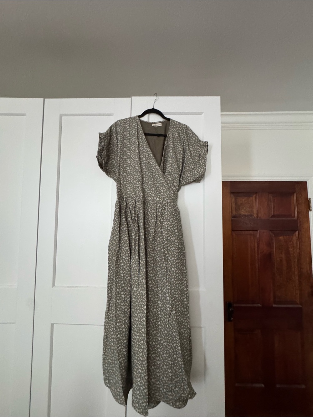 Little Cottonwood fern wrap dress